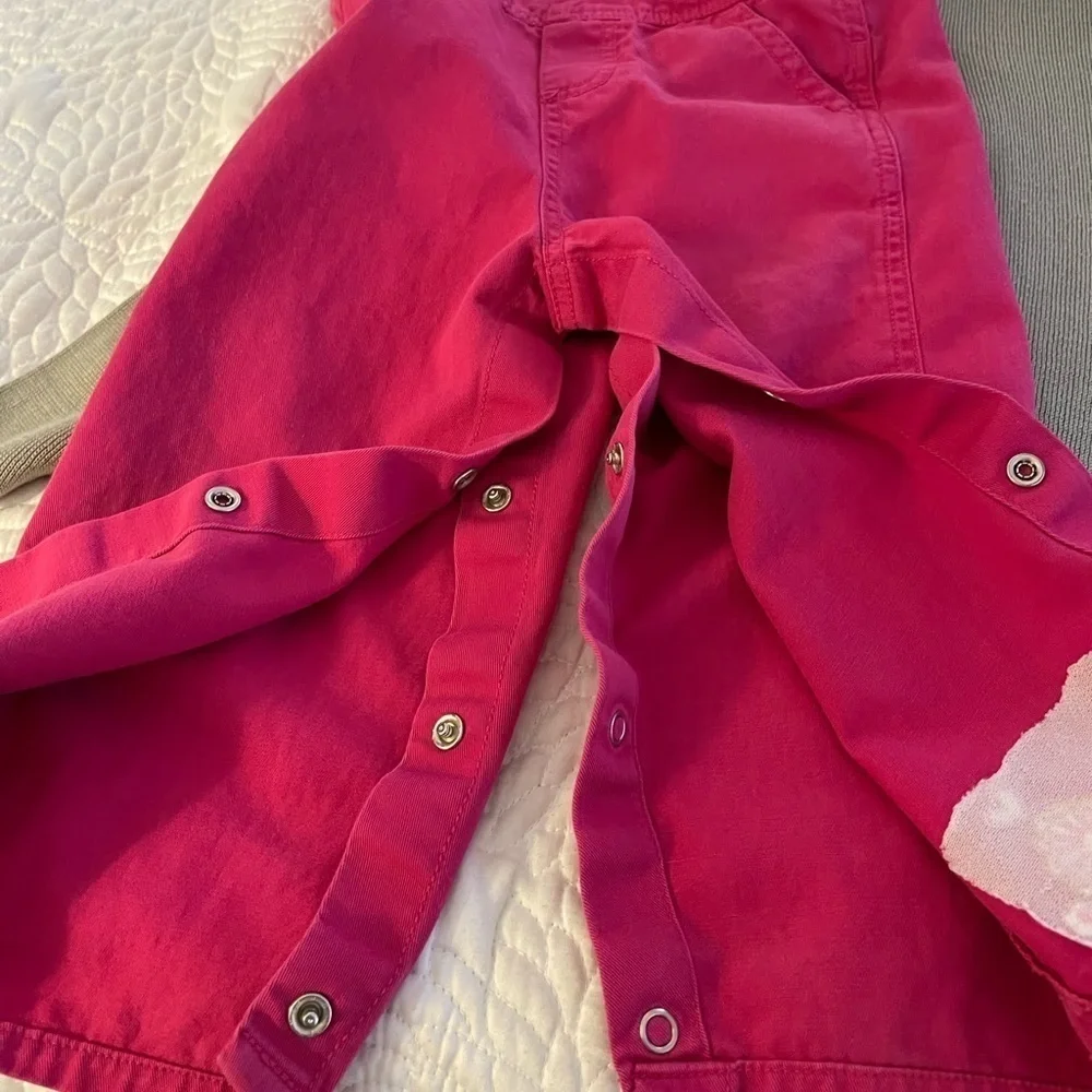 OshKosh B’gosh Vintage Embroidered pink Overalls